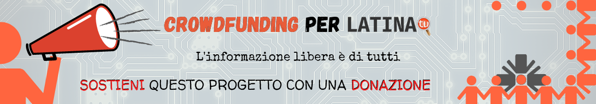 Banner per la campagna di Crowdfunding di Latina Tu