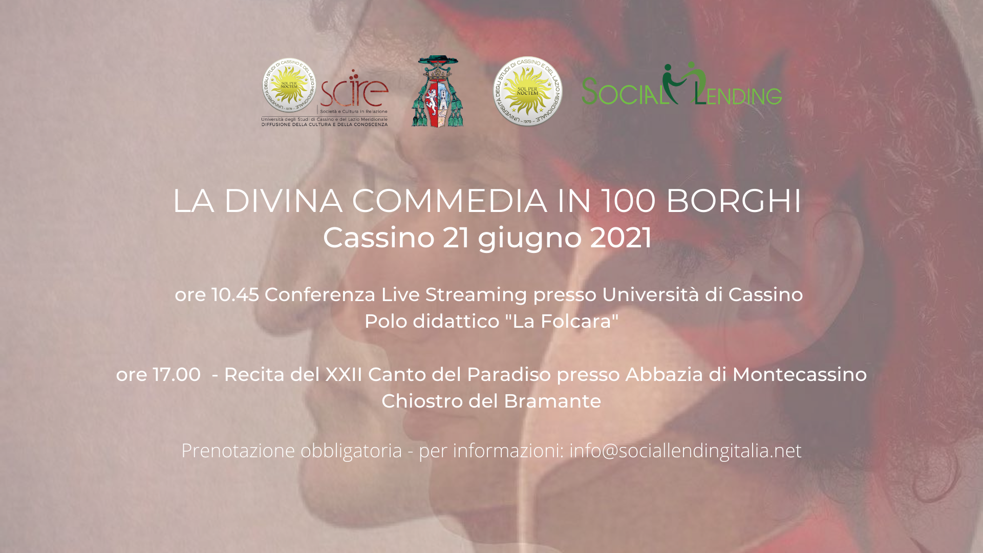 LA DIVINA COMMEDIA IN 100 BORGHI banner
