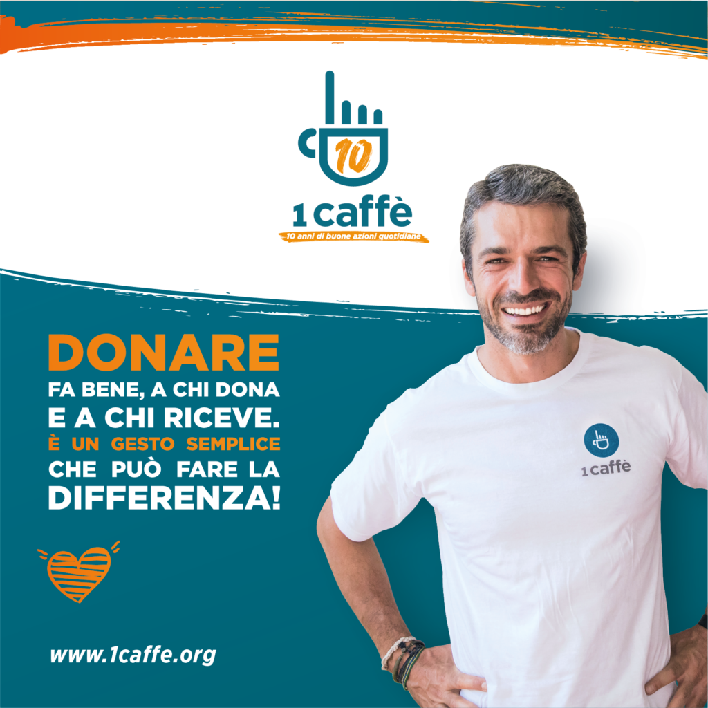 Staffetta Sociallending “1 Caffè ONLUS” per la campagna KitMe Sospeso